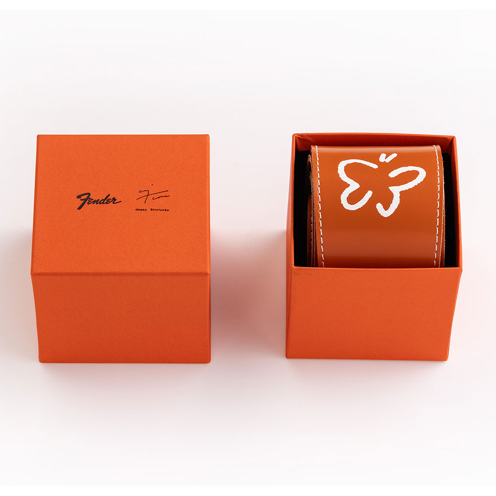 Fender フェンダー Moeka Shiotsuka Signature Strap Orange ギターストラップ パッケージ