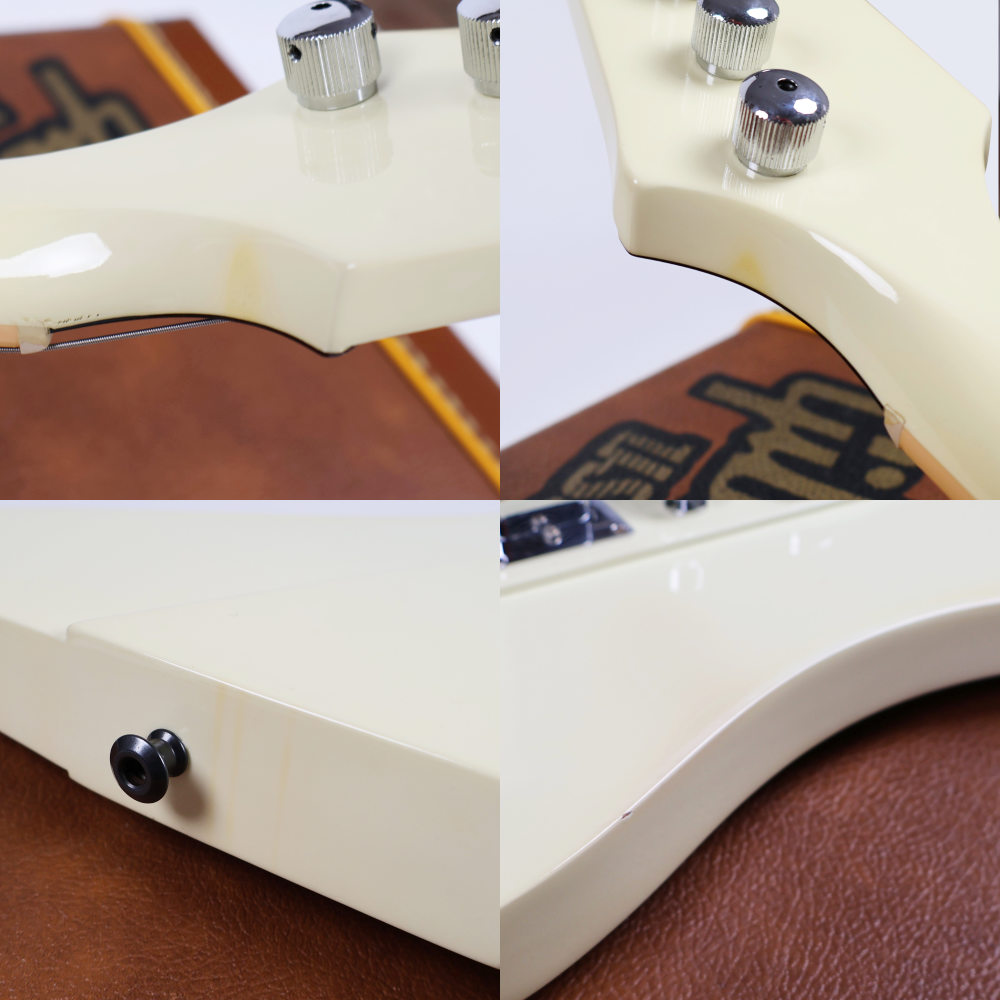 【中古】Gibson ギブソン Firebird V 120th Anniversary White 2014年製 ファイヤーバード エレキギター 汚れ
