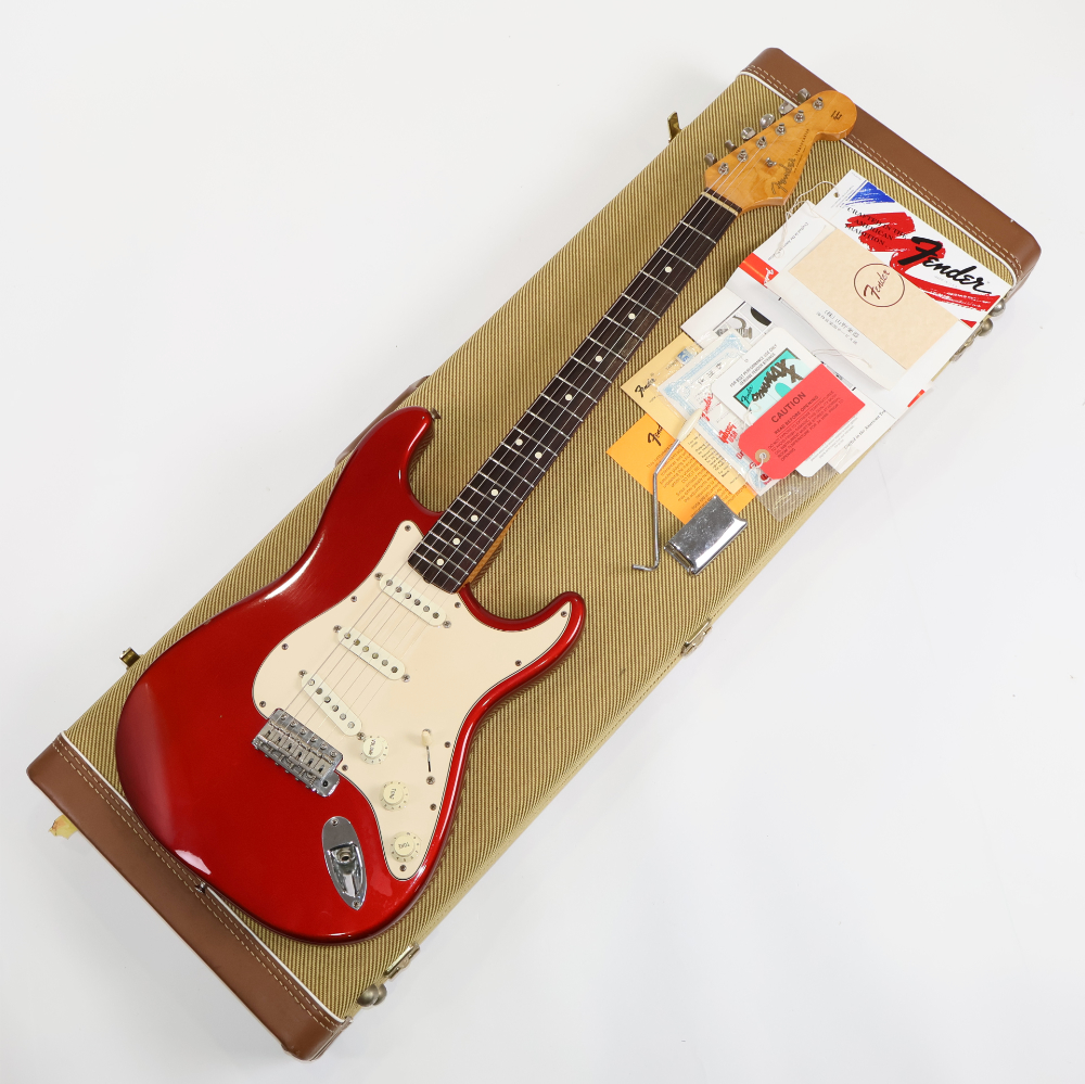 【中古】 エレキギター Fender USA U.S. Vintage ’62 Stratocaster Candy Apple Red 1993年製 フェンダー ストラト キャンディーアップルレッド