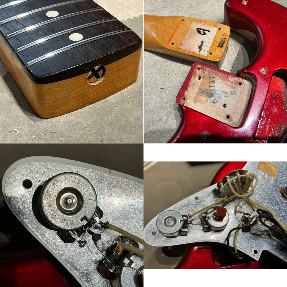 【中古】 エレキギター Fender USA U.S. Vintage ’62 Stratocaster Candy Apple Red 1993年製 フェンダー ストラト 詳細画像