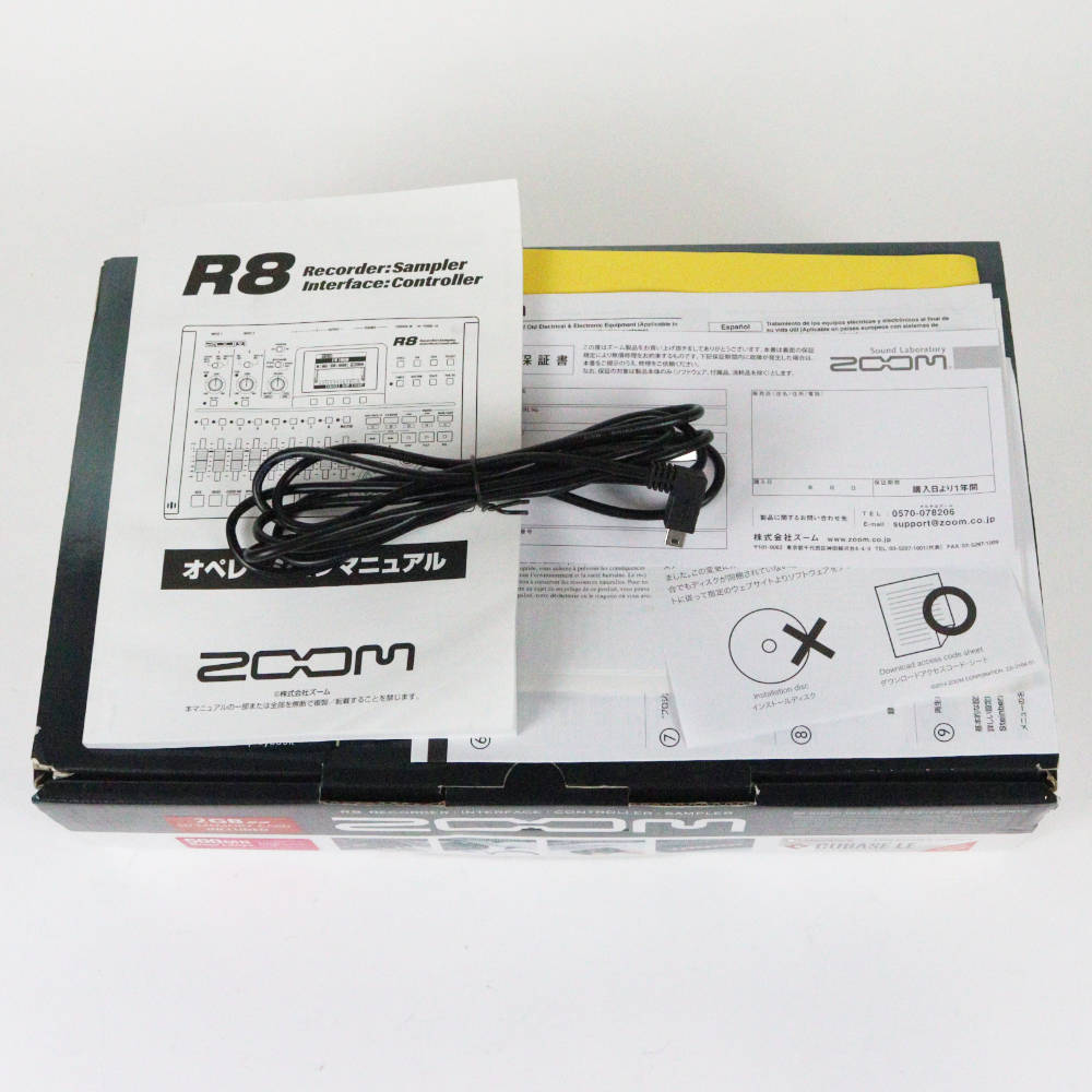 【中古】 デジタルレコーダー ZOOM R8 ズーム 付属品画像