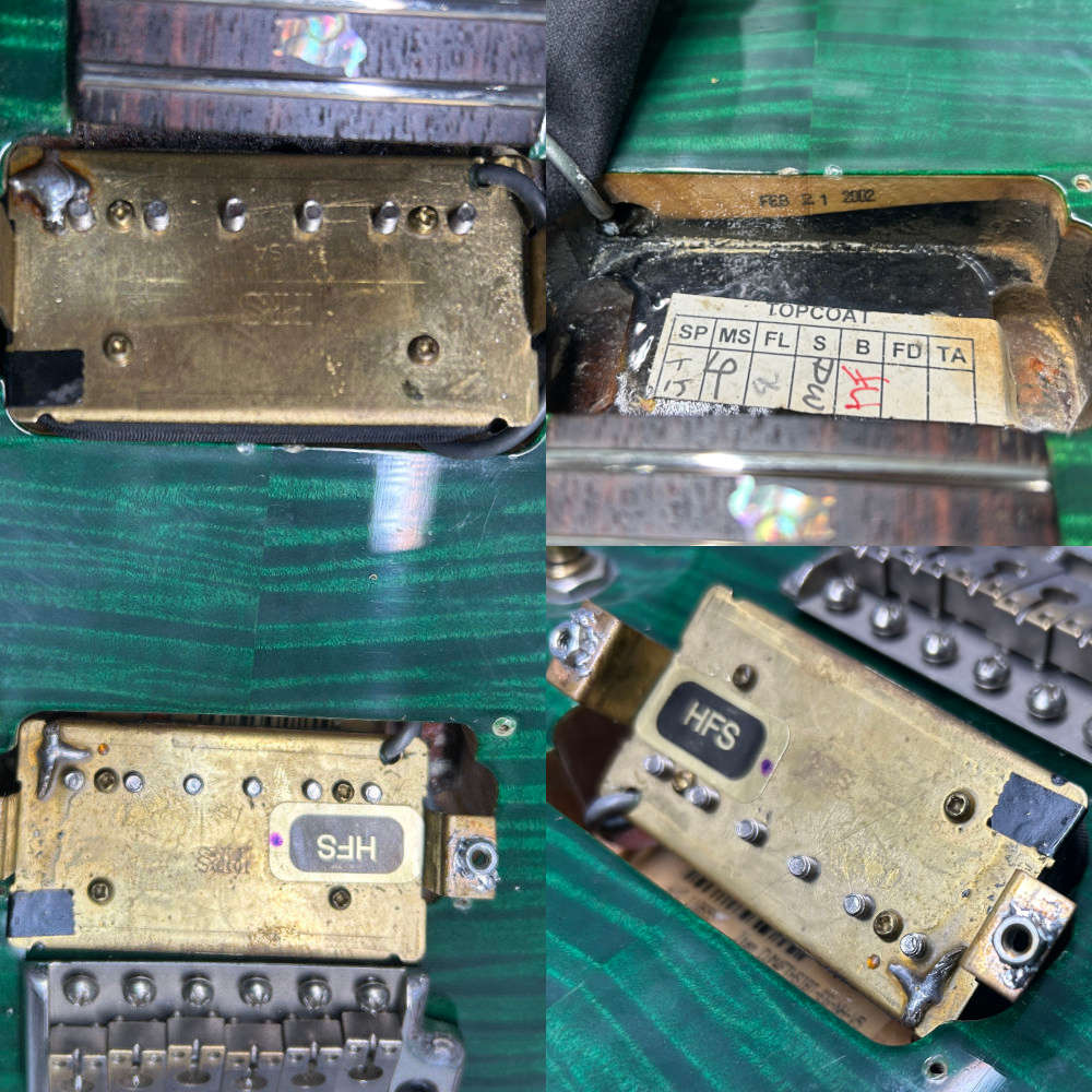 【中古】 エレキギター PRS Custom 24 Emerald Green 10Top Bird 白濁あり ケース欠品 2002年製 ポールルードスミス カスタム24 Paul Reed Smith ピックアップ