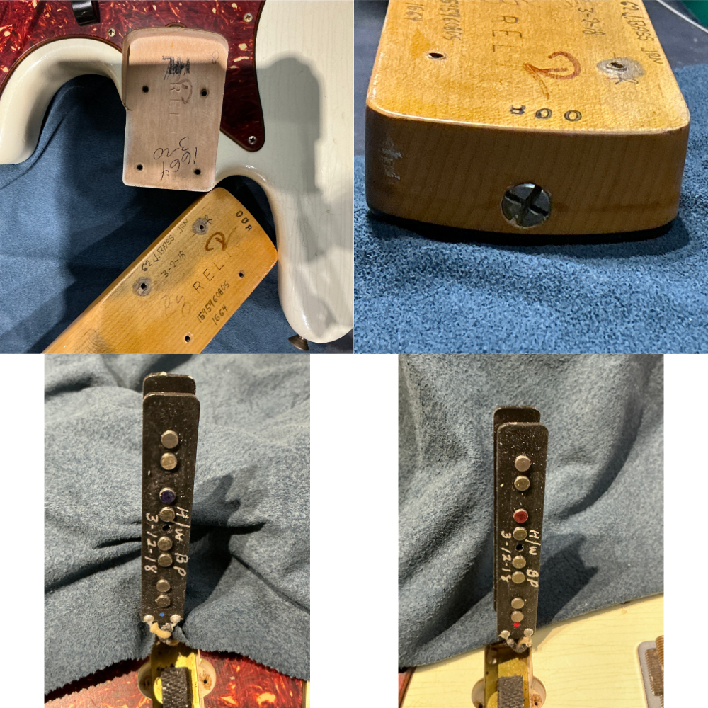 【中古】 Fender Custom Shop フェンダー 1962 Jazz Bass Journeyman Relic AOWT 2017 Collection Time Machineシリーズ 2018年製 ジャズベース 詳細画像