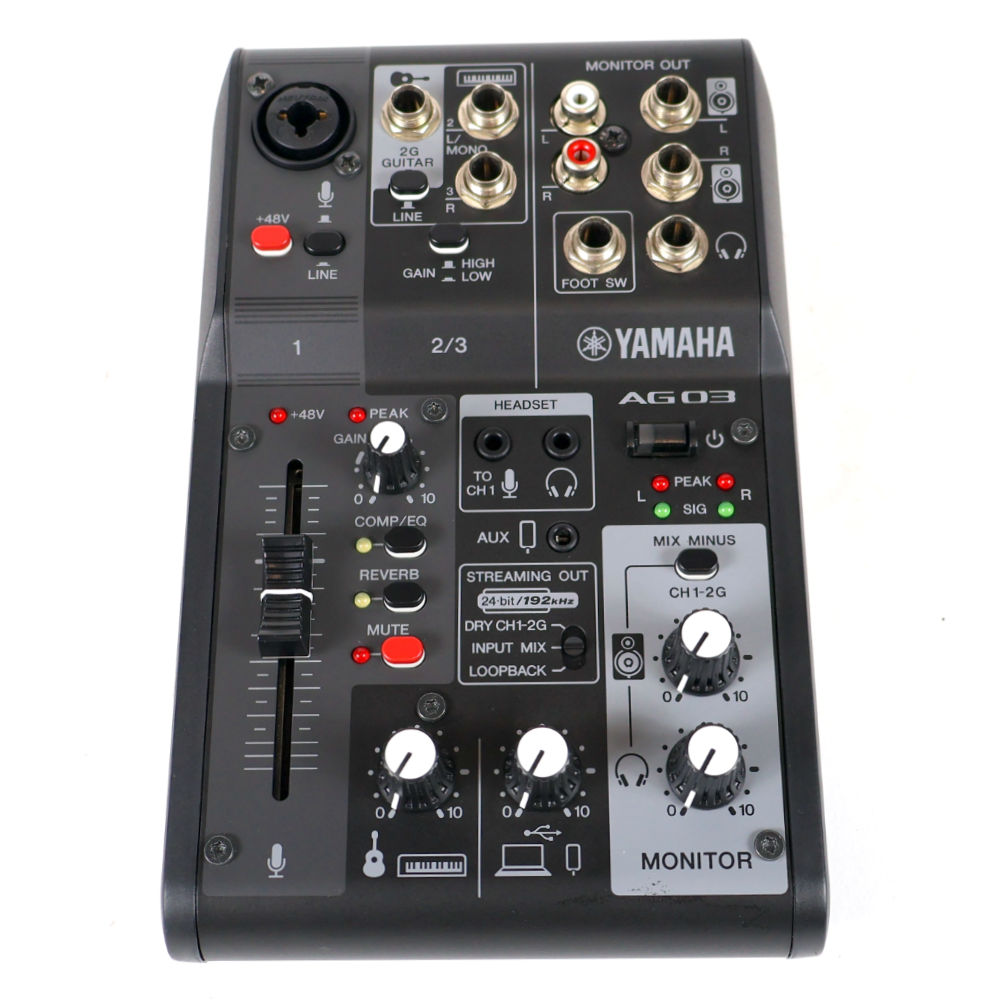 【中古】 ミキサー ヤマハ YAMAHA AG03 mk2 ライブストリーミングミキサー