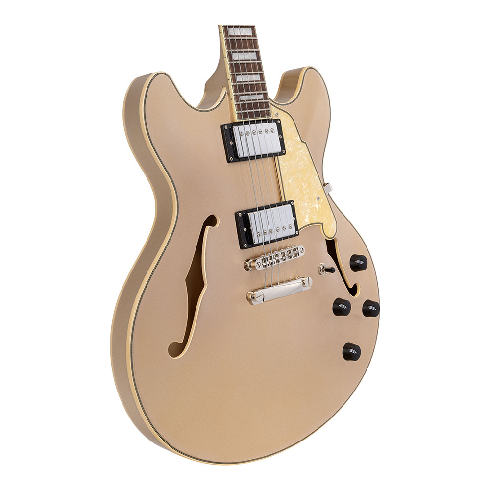 D’Angelico ディアンジェリコ Premier DC Desert Gold エレキギター セミアコ ボディ