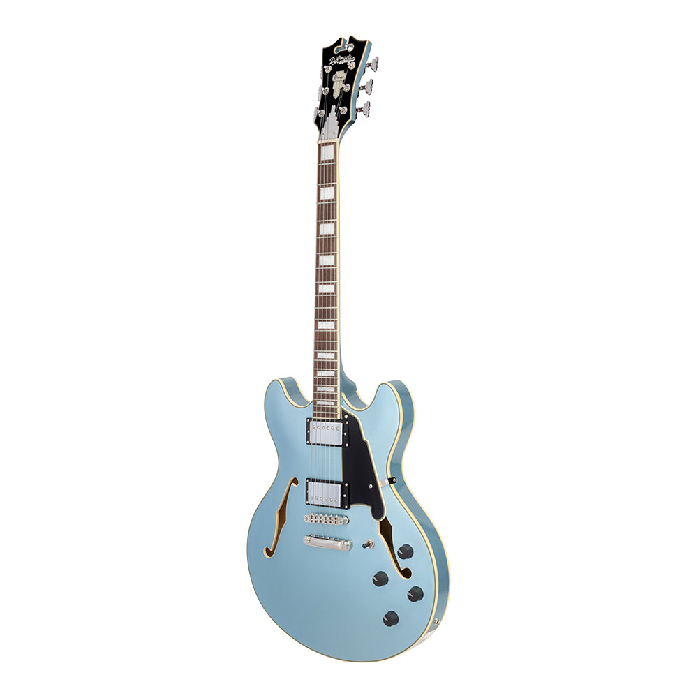D’Angelico ディアンジェリコ Premier DC Steel Blue エレキギター セミアコ 全体