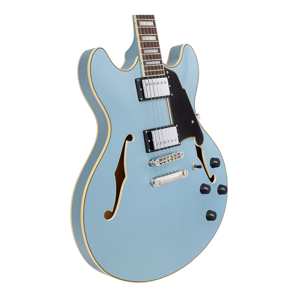 D’Angelico ディアンジェリコ Premier DC Steel Blue エレキギター セミアコ ボディ