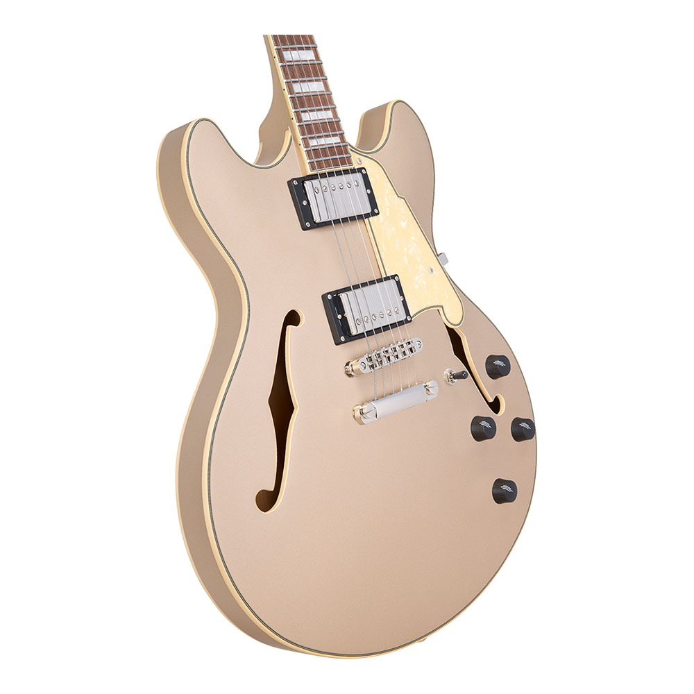 D’Angelico ディアンジェリコ Premier DC XT Satin Desert Gold エレキギター セミアコ ボディ