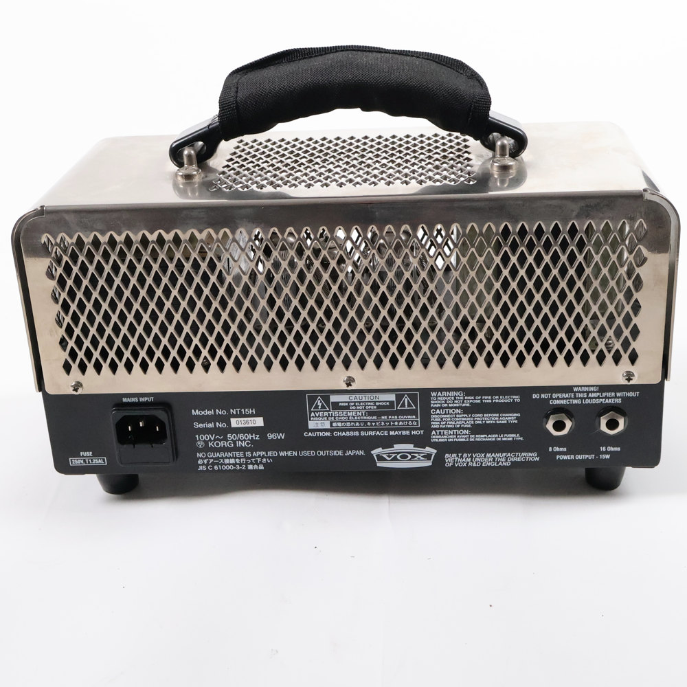【中古】 ギターアンプヘッド VOX NT15H NIGHT TRAIN 背面