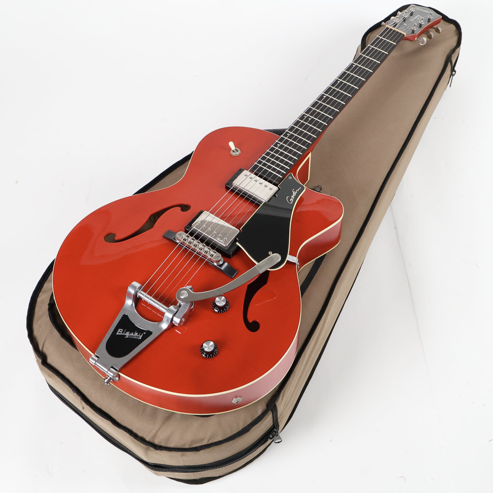 中古】Godin ゴダン 5th Avenue Uptown GT w/Bigsby Tr Red フル