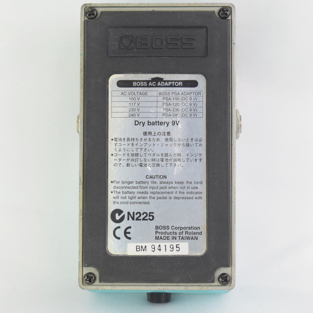 【中古】 リミッター エフェクター BOSS LMB-3 Bass Limiter Enhancer ベースエフェクター リミッターエンハンサー 裏面