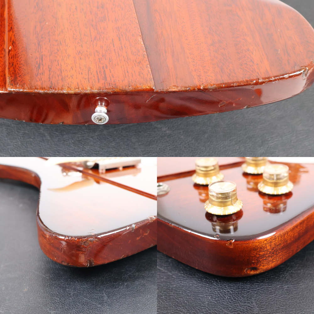 【中古】 エレキギター Gibson Custom Shop Firebird III Vintage Sunburst 2015年製 バイブローラユニット搭載 ギブソン カスタムショップ ファイアーバード3 傷 