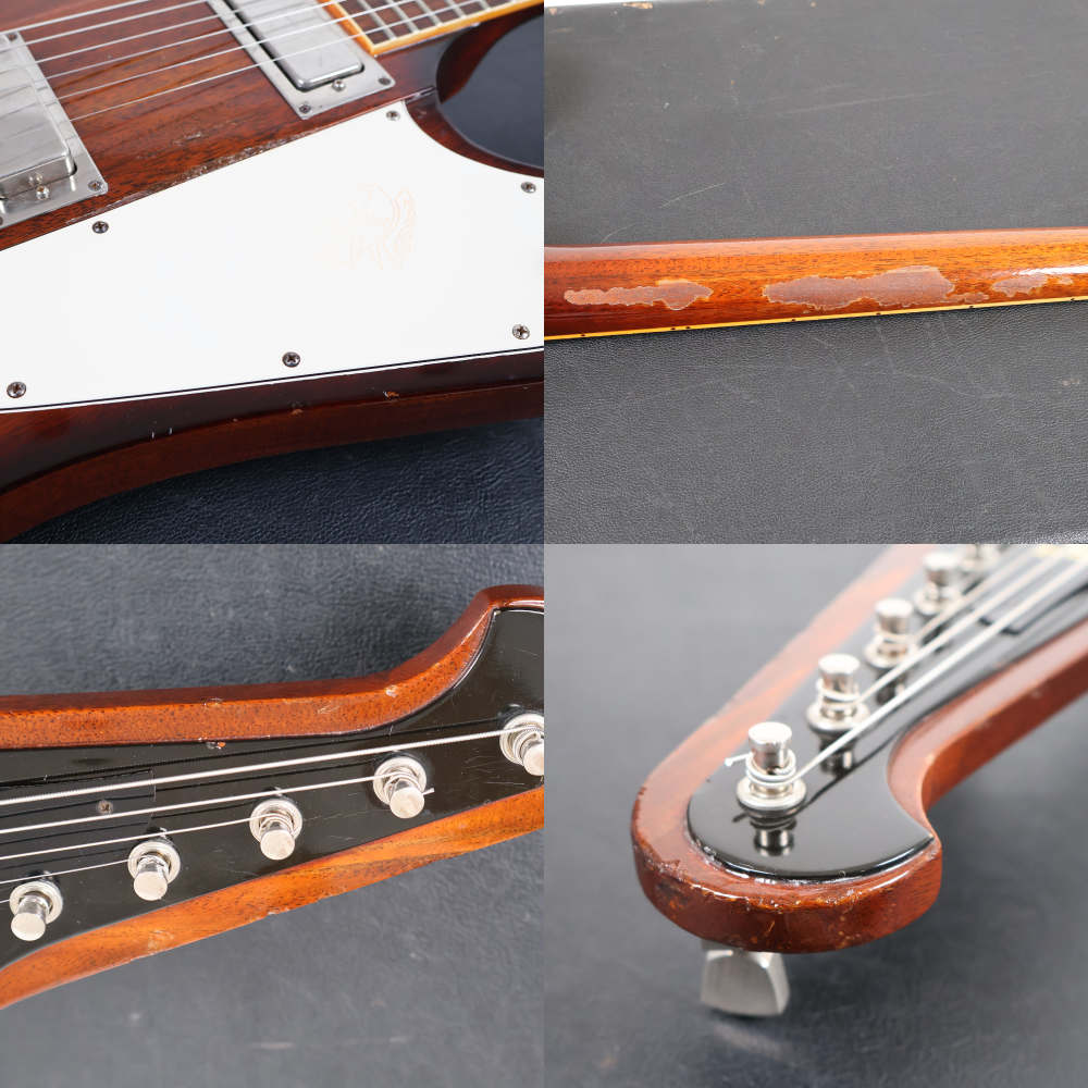 【中古】 エレキギター Gibson Custom Shop Firebird III Vintage Sunburst 2015年製 バイブローラユニット搭載 ギブソン カスタムショップ ファイアーバード3 傷 2