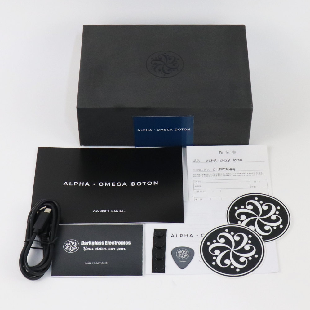 【中古】 Darkglass Electronics ALPHA OMEGA PHOTON ベースプリアンプ IR機能搭載 付属品画像