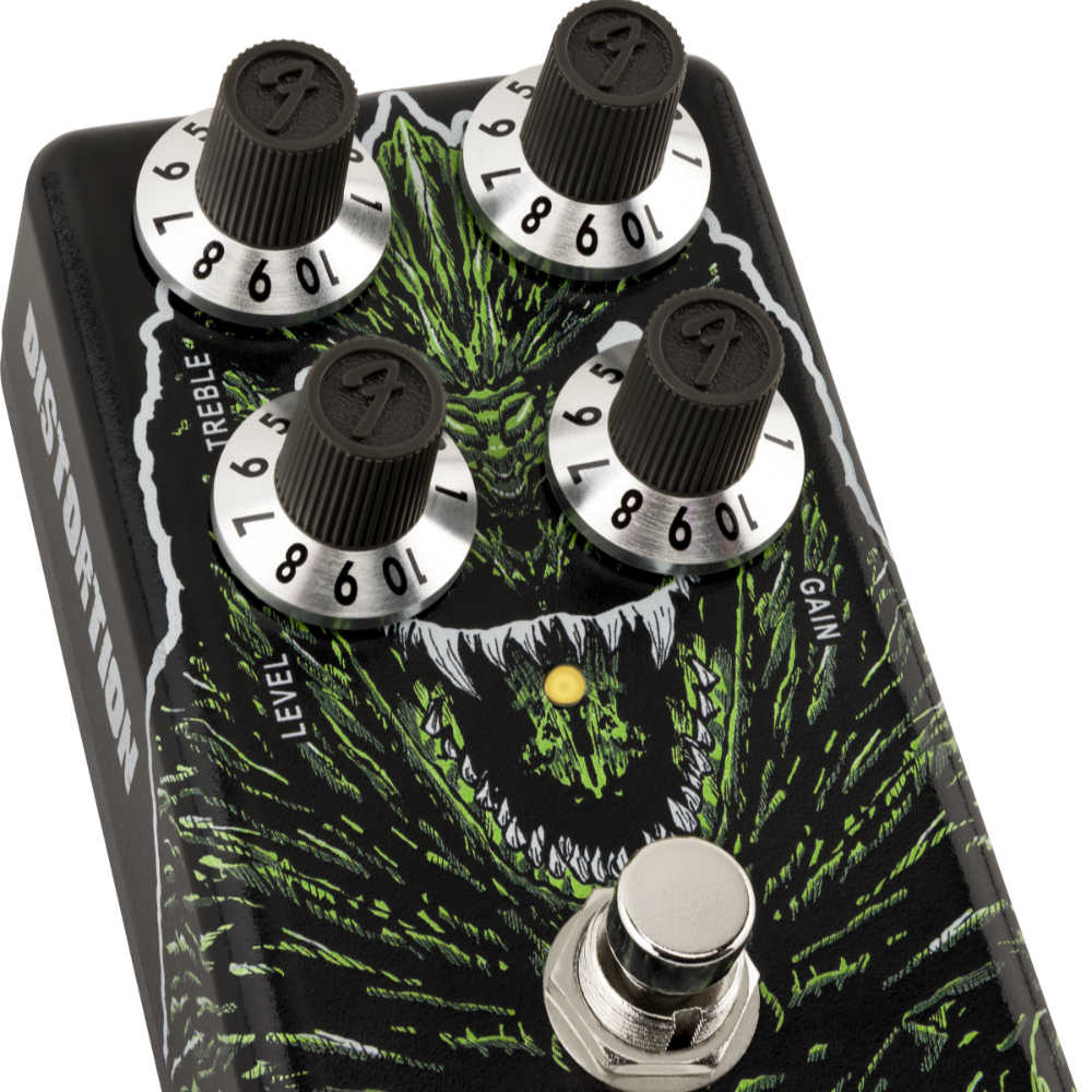 Fender フェンダー Godzilla Distortion ディストーション ギターエフェクター ゴジラ コントロール画像