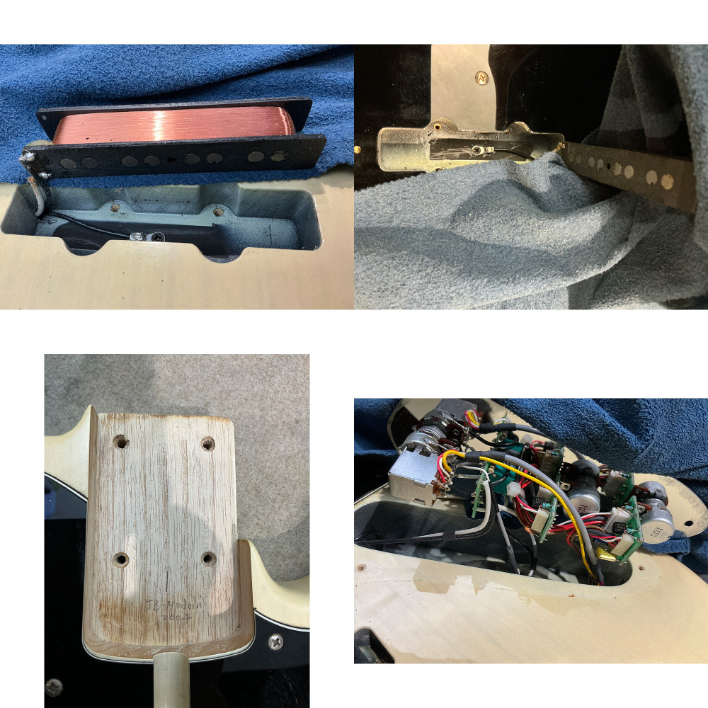 【中古】Crews Maniac Sound クルーズ マニアックサウンド JB-Modern 2004 Blond エレキベース ピックアップ、ネック