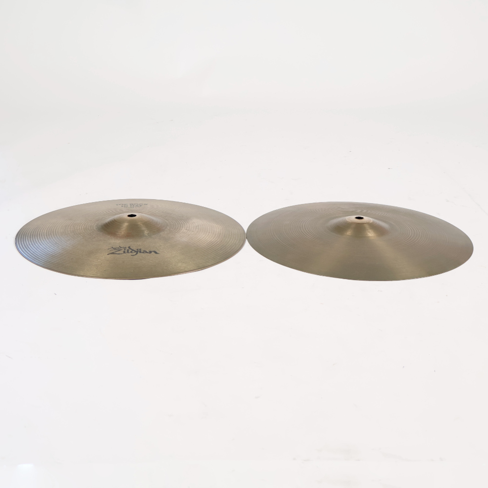【中古】 ハイハットシンバル ジルジャン ZILDJIAN A Zildjian HI HAT 14インチ 2枚セット 本体画像 斜め 