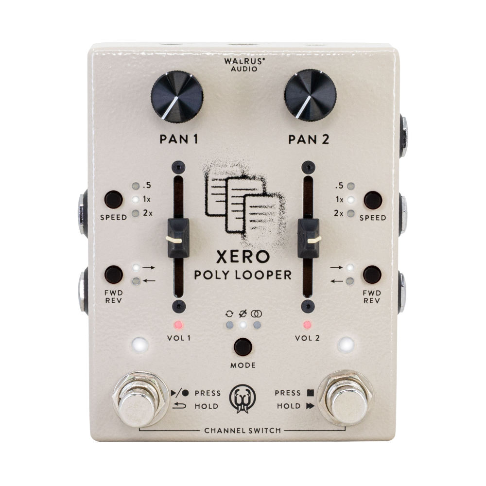 WALRUS AUDIO ウォルラスオーディオ WAL-XPL #C Xero Polylooper Cream デュアルチャンネル ルーパー エフェクター