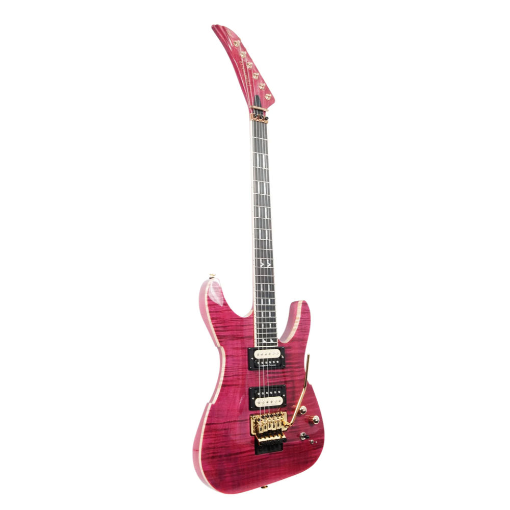 PEAVEY ピーヴィー Adrian Vandenberg Signature Guitar Purple Flame Maple エレキギター 左サイド