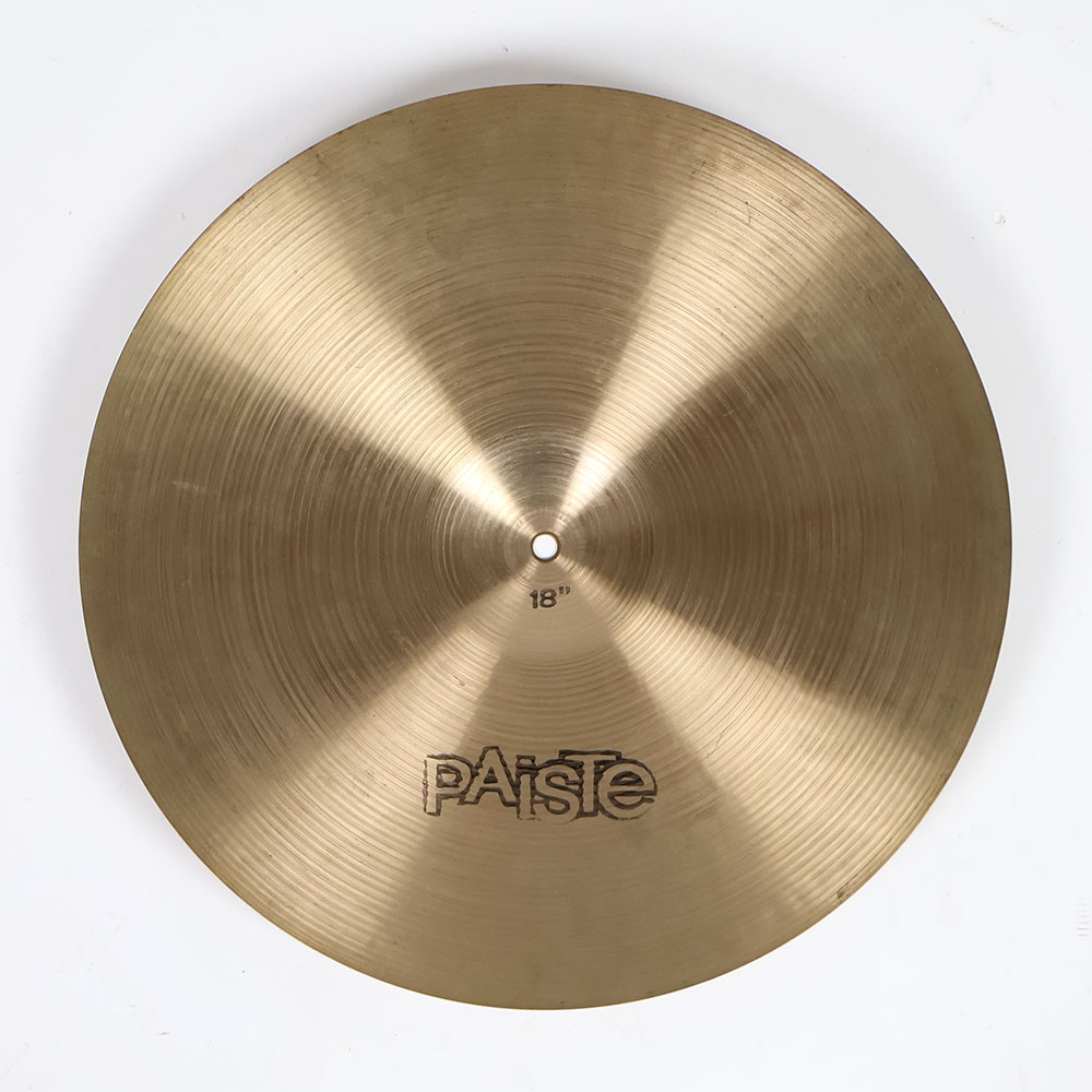 【中古】 ライドシンバル パイステ PAISTE Formula 602 MEDIUM RIDE 18インチ 1970s ビンテージシンバル 裏面