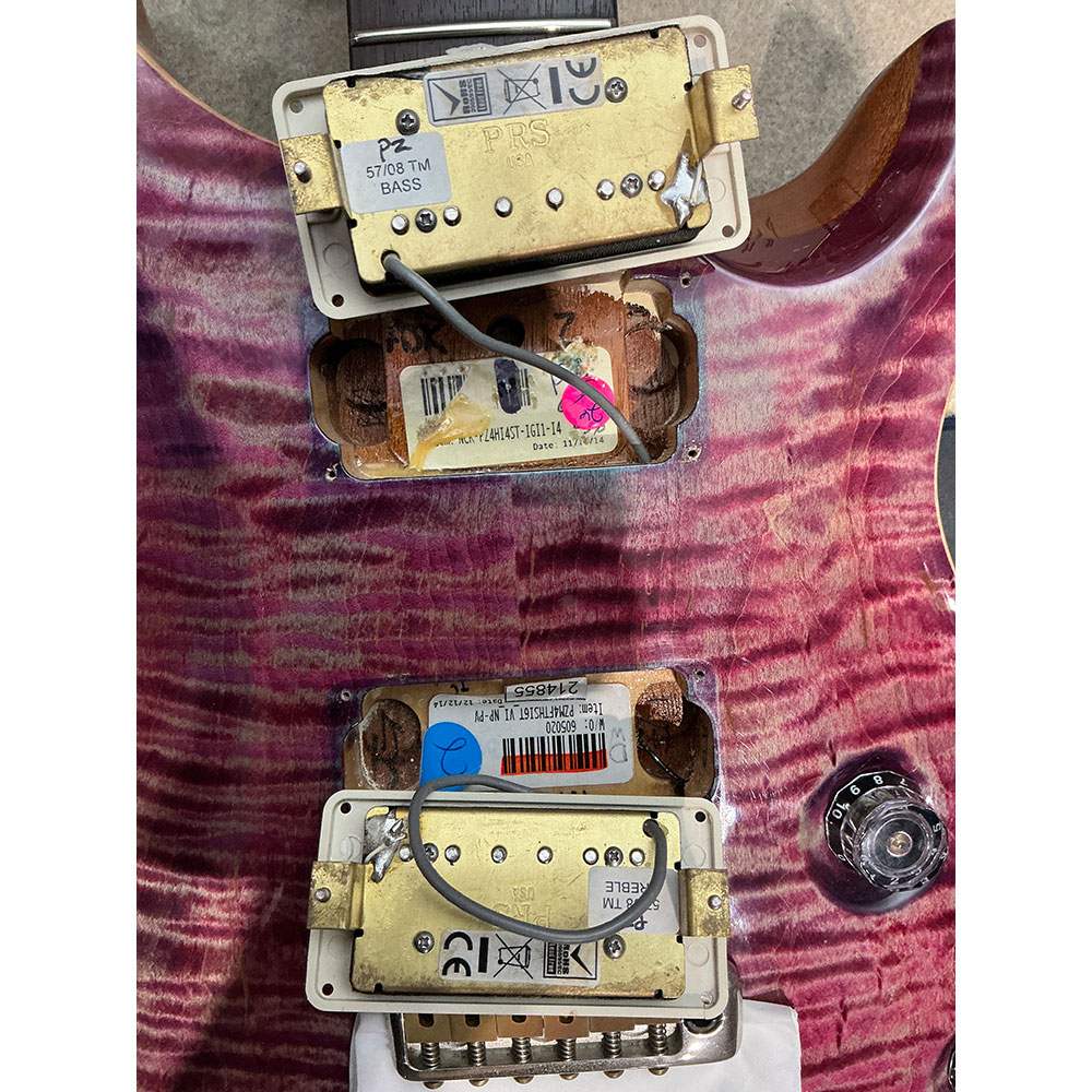 中古】 エレキギター PRS P24 Trem 10Top Violet 2014年製
