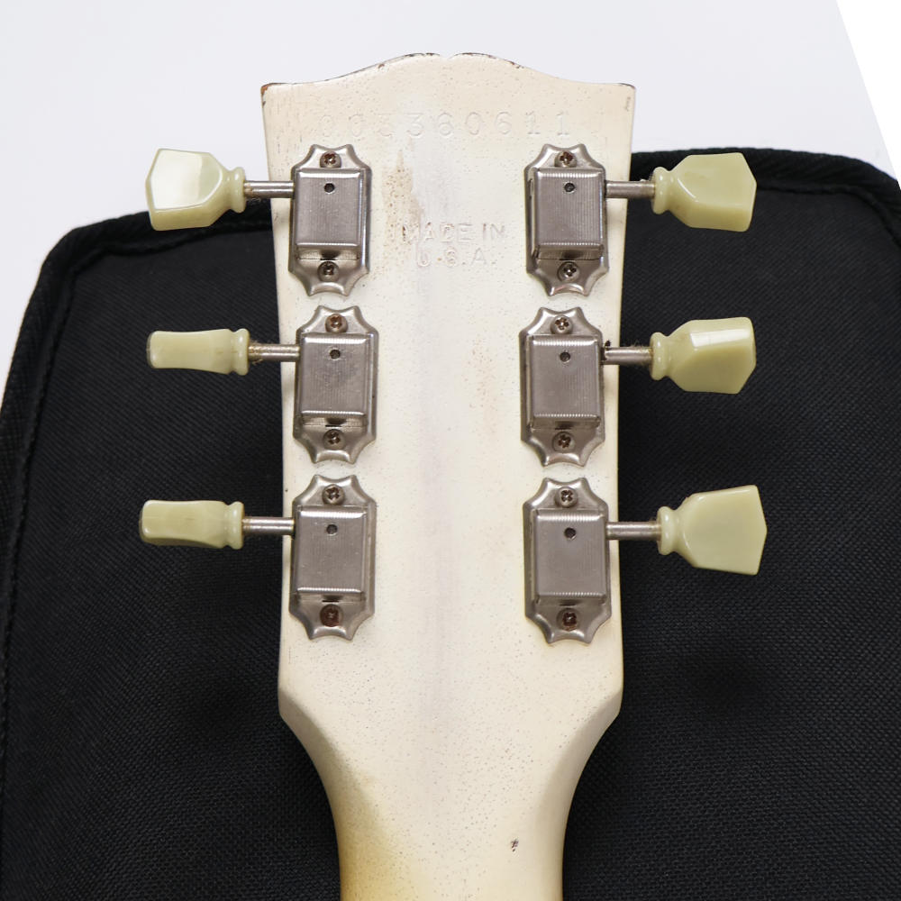 【中古】 エレキギター Gibson Les Paul Faded Double Cutaway Worn White 2006年製 Junior Special スタイル ギブソン レスポールフェイデッド ヘッド裏画像