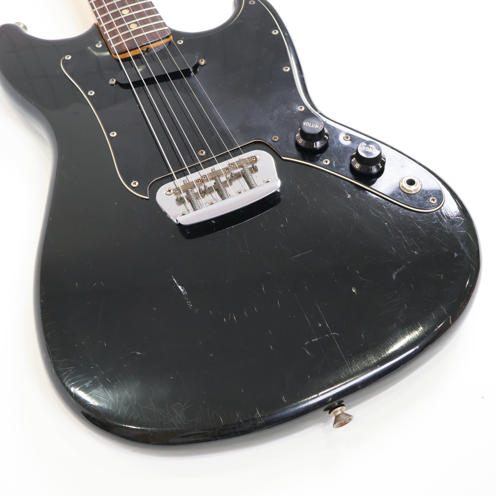 【中古】フェンダー ミュージックマスター Fender Musicmaster Black 1977年製 ヴィンテージ エレキギター 詳細画像