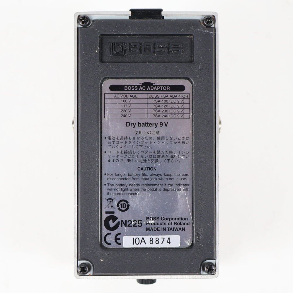 【中古】イコライザー エフェクター BOSS GEB-7 Bass Equalizer ベースエフェクター 本体画像 裏 