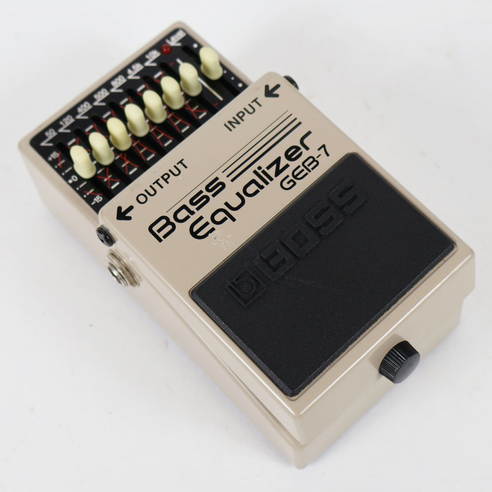 【中古】イコライザー エフェクター BOSS GEB-7 Bass Equalizer ベースエフェクター 本体画像 斜め 2