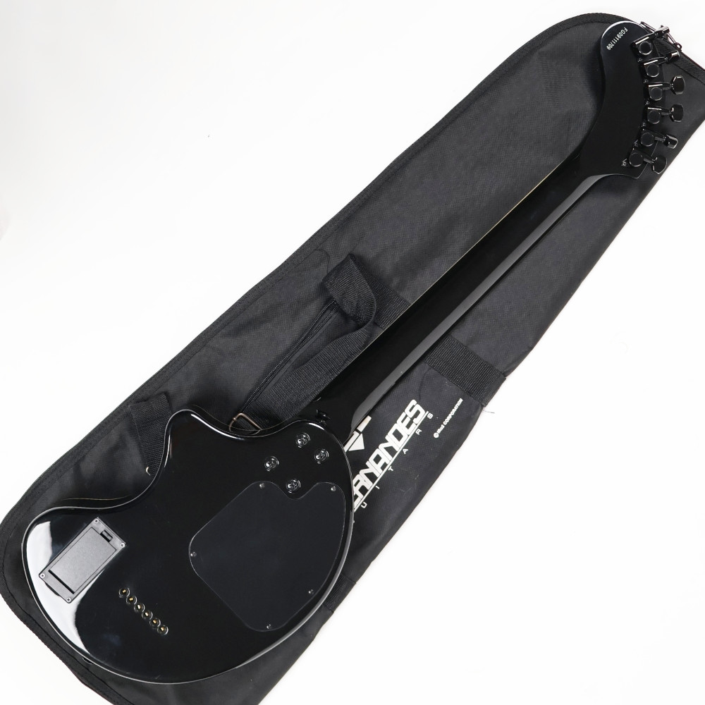 【中古】FERNANDES フェルナンデス ZO-3 HT BLK HOTEI 布袋寅泰コラボモデル 2009年製 ぞーさん アンプ内蔵エレキギター ボディバック画像 