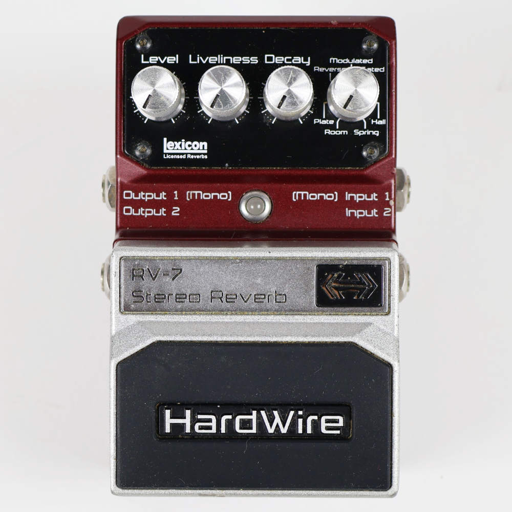 【中古】 リバーブ エフェクター DigiTech HardWire RV-7 Stereo Reverb デジテック ギターエフェクター 本体画像