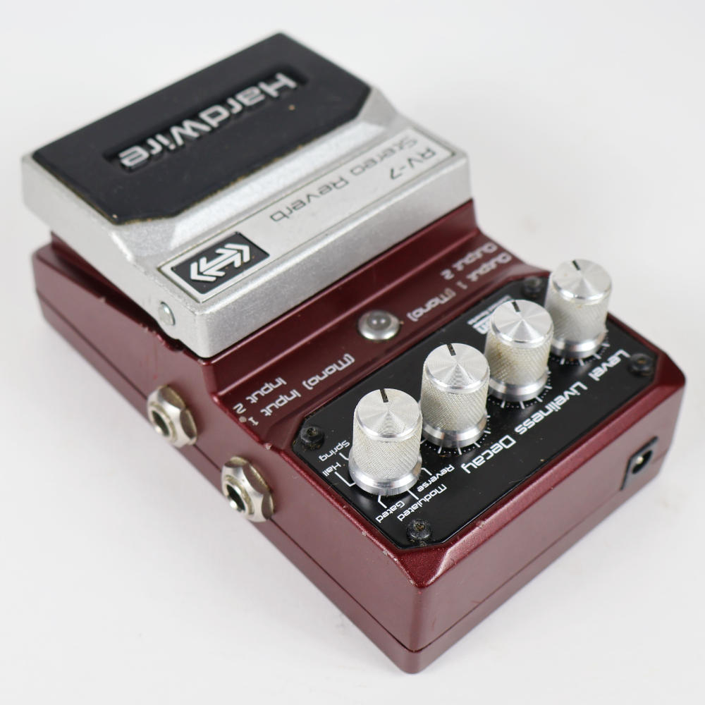 【中古】 リバーブ エフェクター DigiTech HardWire RV-7 Stereo Reverb デジテック ギターエフェクター 本体画像 斜め 