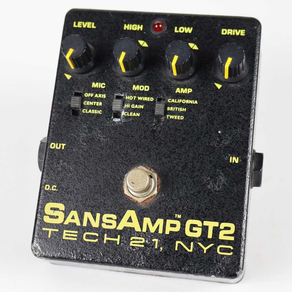 【中古】 TECH21 SansAmp GT2 アンプシミュレーター ギターエフェクター