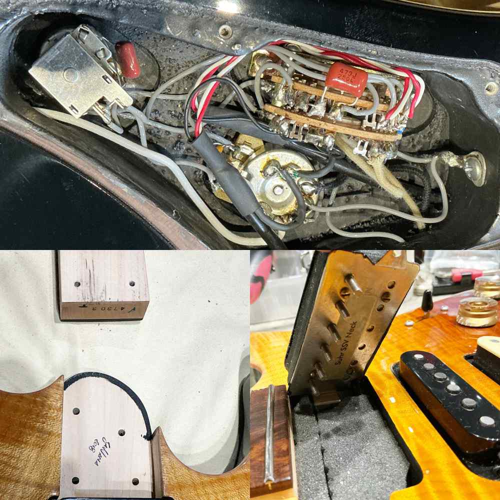 【中古】 エレキギター Suhr JST Modern Plus Curly Maple Top Desert Gradient 2018年製 サー J Select モダーンプラス 限定モデル 内部 2