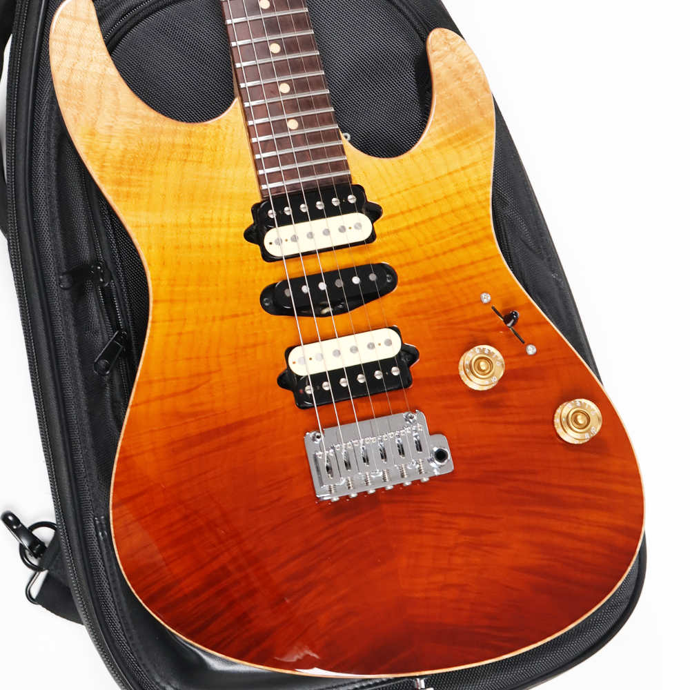 【中古】 エレキギター Suhr JST Modern Plus Curly Maple Top Desert Gradient 2018年製 サー J Select モダーンプラス 限定モデル ボディ画像 