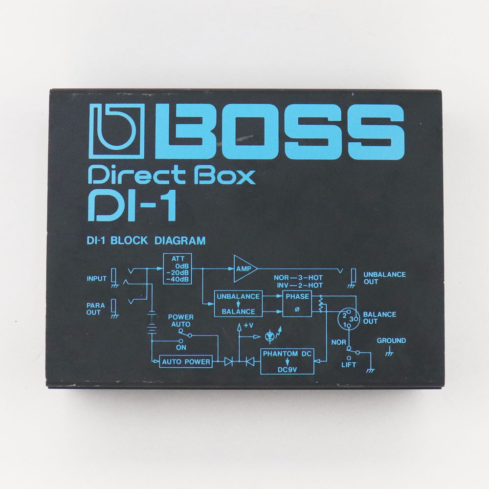 ② BOSS DI-1 Direct Box 未使用品 中古】 ダイレクトボックス DIボックス BOSS DI-1 Direct Box