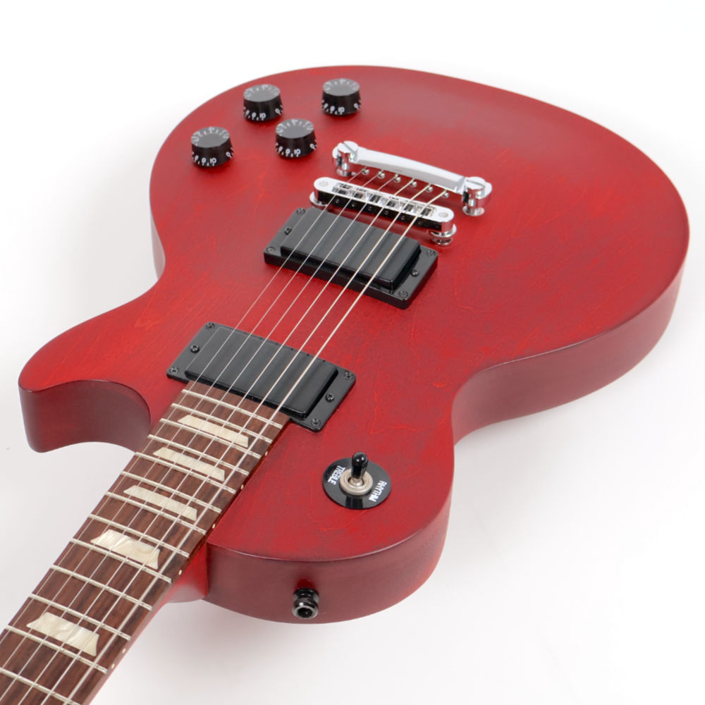 【中古】 エレキギター Gibson LPJ Satin Cherry 2013年製 Les Paul ギブソン レスポール カッタウェイ側