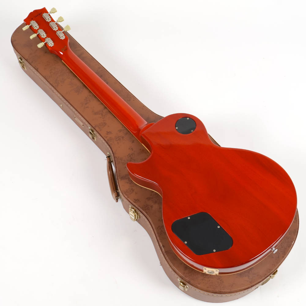 【中古】 エレキギター Gibson Custom Shop Les Paul Standard F Figured Trans Orange 2012年製 ギブソン レスポールスタンダード トランスオレンジ ボディバック