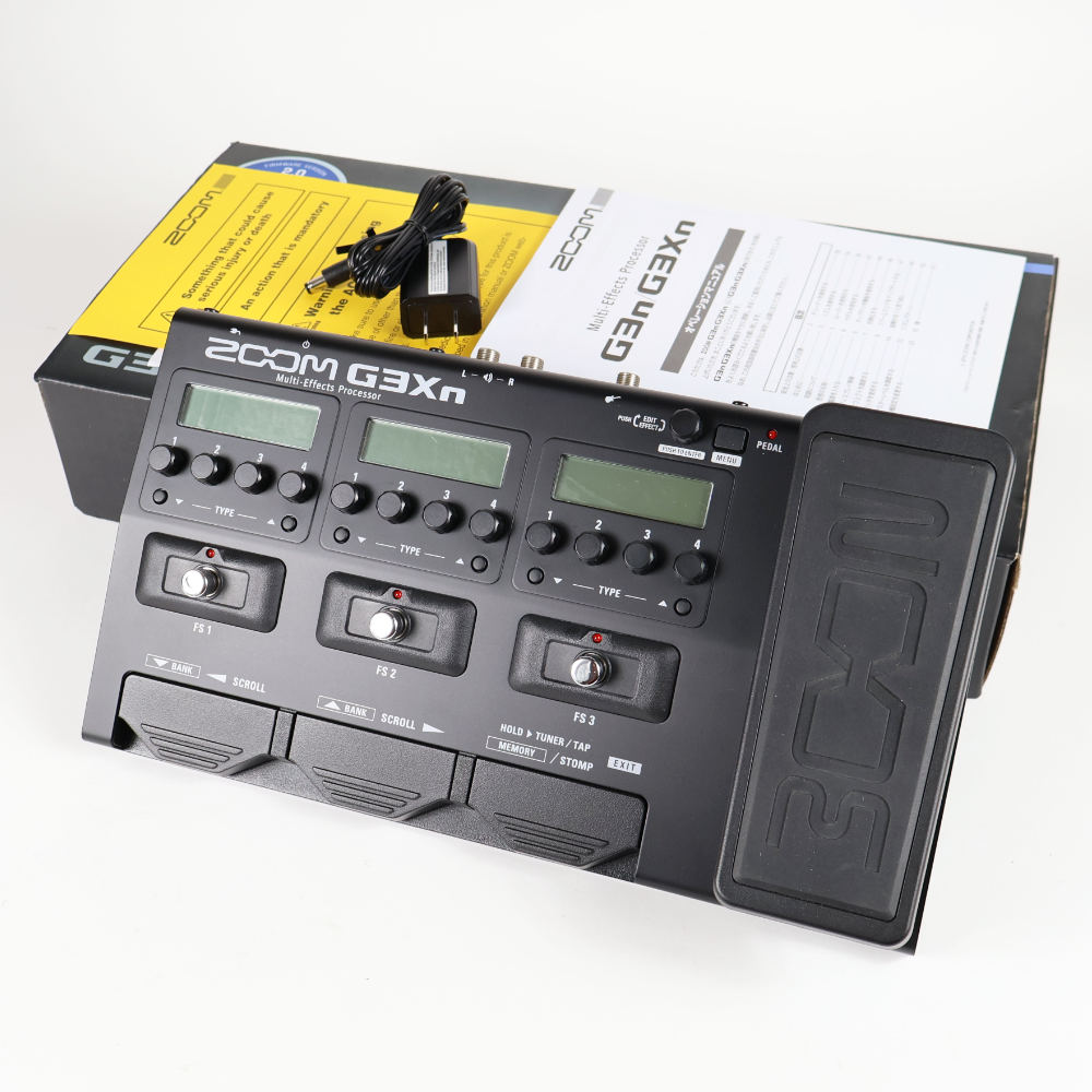【中古】 マルチエフェクター ズーム ZOOM G3Xn エクスプレッションペダル付き