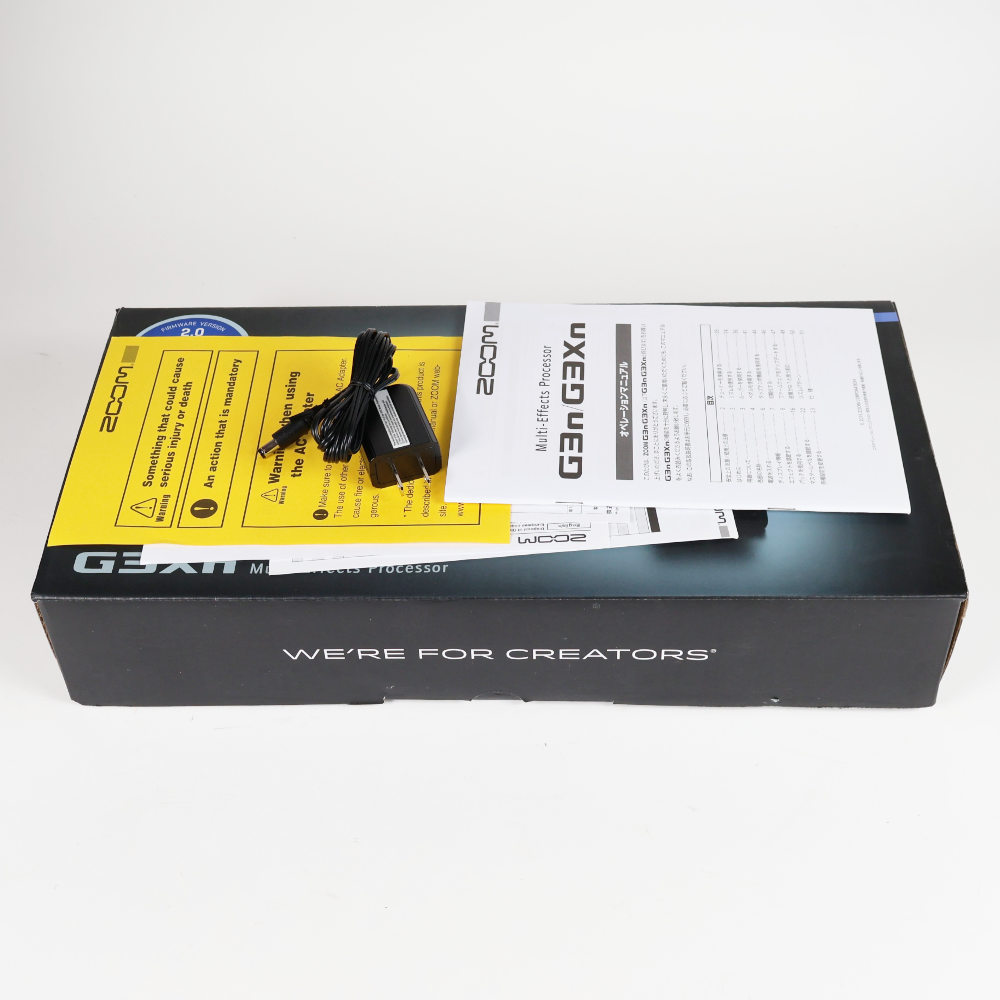 【中古】 マルチエフェクター ズーム ZOOM G3Xn エクスプレッションペダル付き 付属品画像