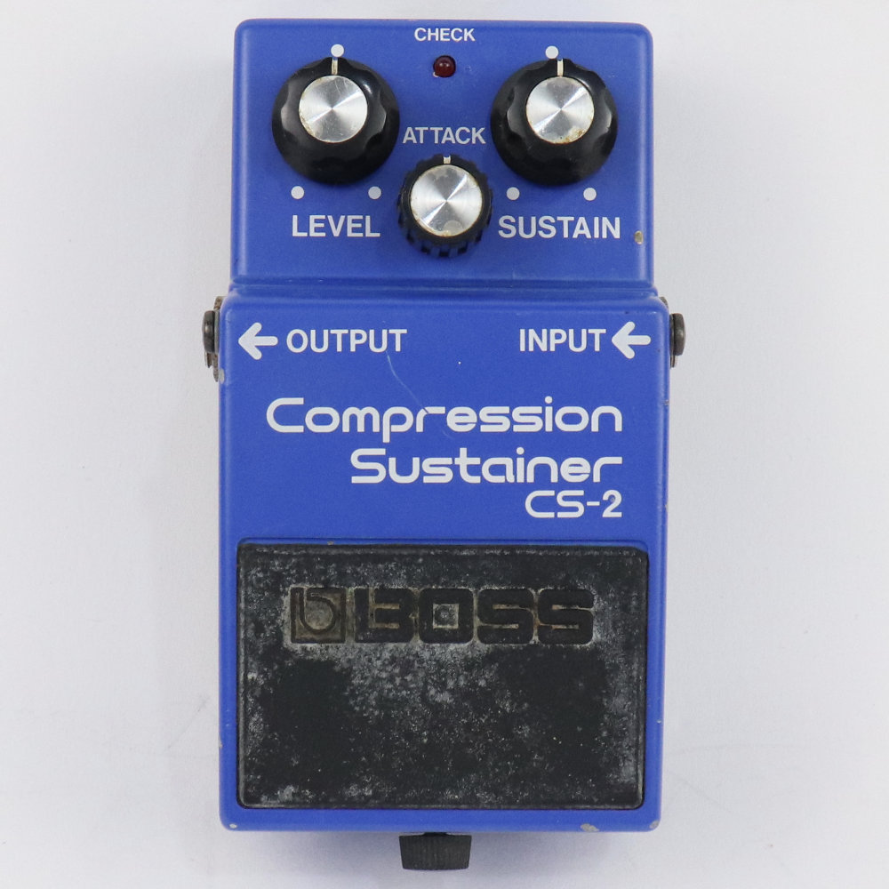 【中古】コンプレッサー エフェクター BOSS CS-2 Compression Sustainer Made in Japan ギターエフェクター