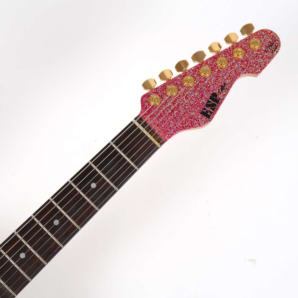 【中古】 エレキギター ESP SNAPPER-7 Ohmura Custom Twinkle Pink with EMG 大村孝佳氏モデル 7弦 EMG ツインクルピンク ネック