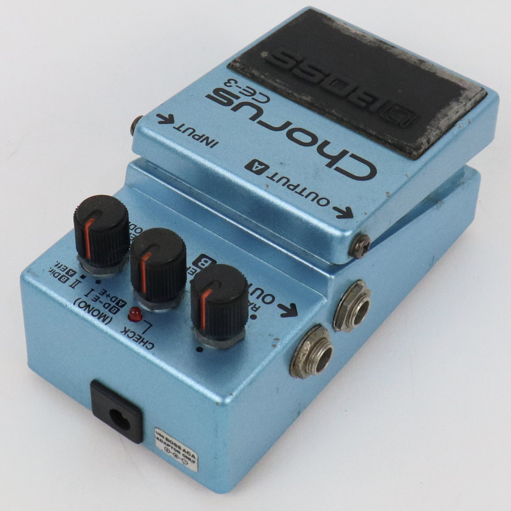 【中古】 コーラス エフェクター BOSS CE-3 Chorus Made in JAPAN ギターエフェクター 側面