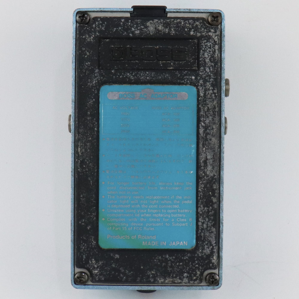 【中古】 コーラス エフェクター BOSS CE-3 Chorus Made in JAPAN ギターエフェクター 底面