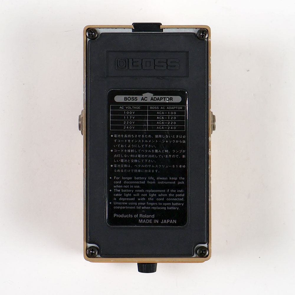 【中古】 オートワウ エフェクター BOSS TW-1 T Wah Made in Japan ギターエフェクター 裏面