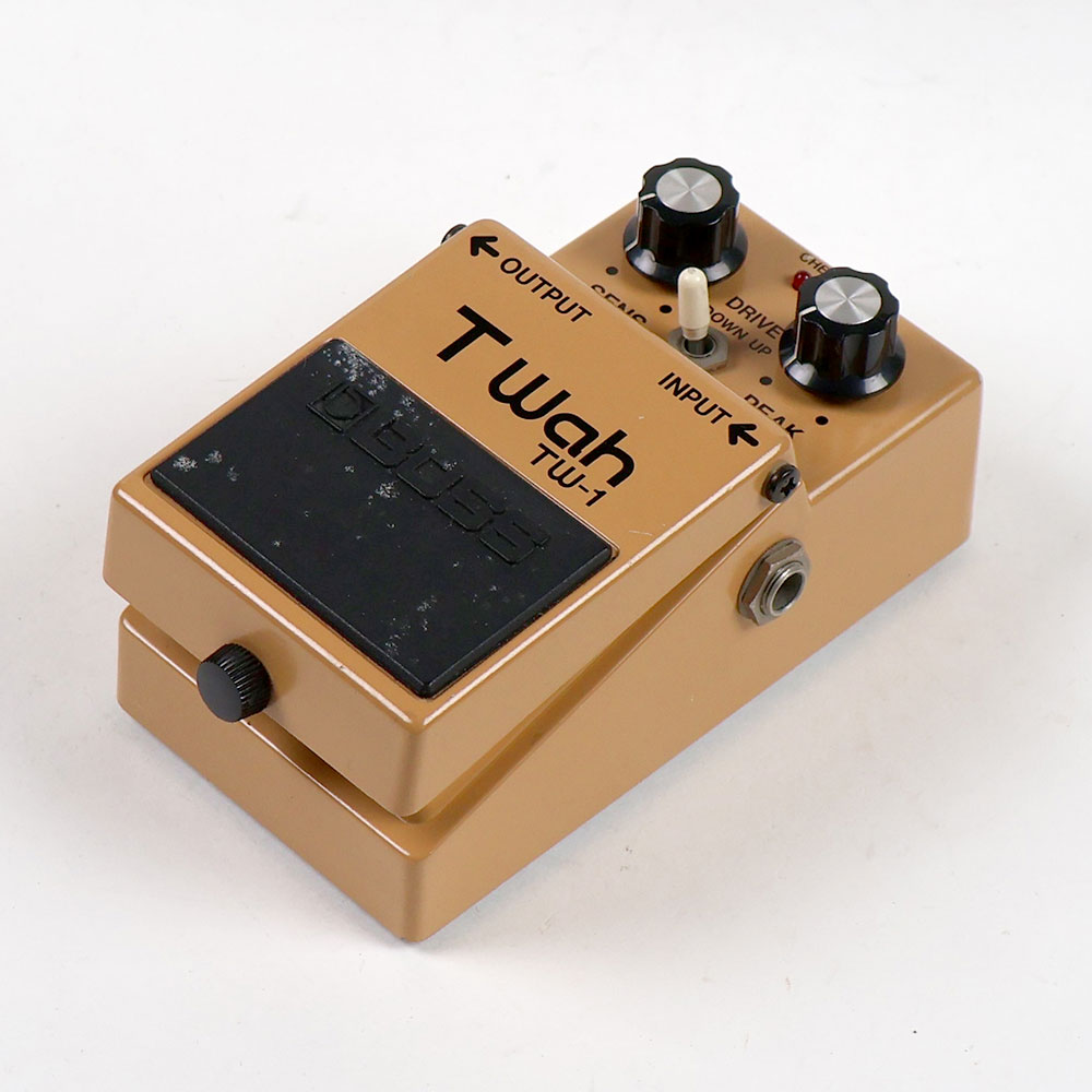 【中古】 オートワウ エフェクター BOSS TW-1 T Wah Made in Japan ギターエフェクター 全体