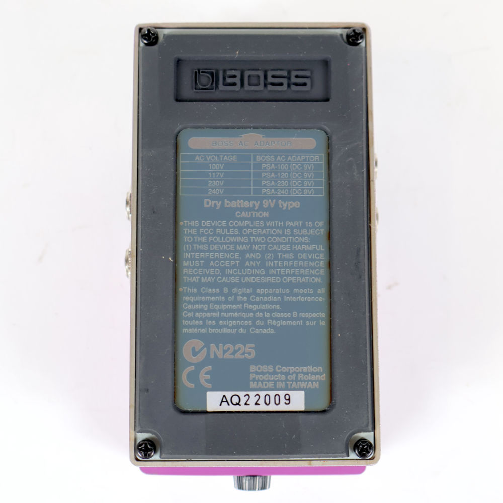 【中古】 フランジャー エフェクター BOSS BF-3 Flanger ギターエフェクター 裏面