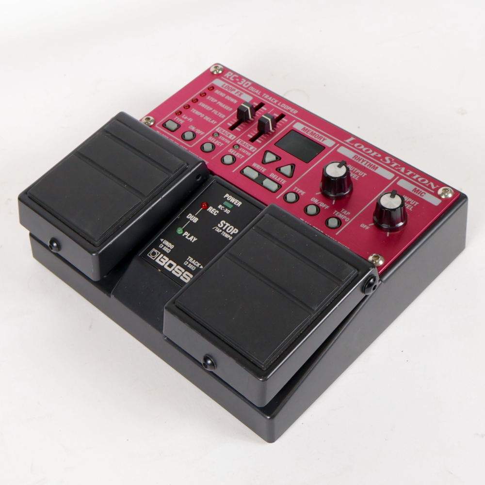 【中古】 ルーパー ループステーション BOSS RC-30 LOOP STATION 最大3時間の録音 99フレーズのメモリー 右サイド
