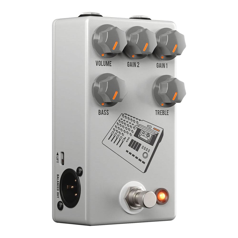 エフェクター ブースター ダイレクトボックス JHS Pedals 424 GAIN STAGE テープMTRのプリアンプを再現したブースター DI 全体