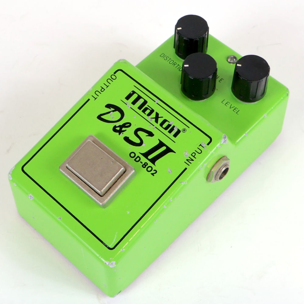 【中古】オーバードライブ エフェクター MAXON D&S II OD-802 ギターエフェクター 右サイド